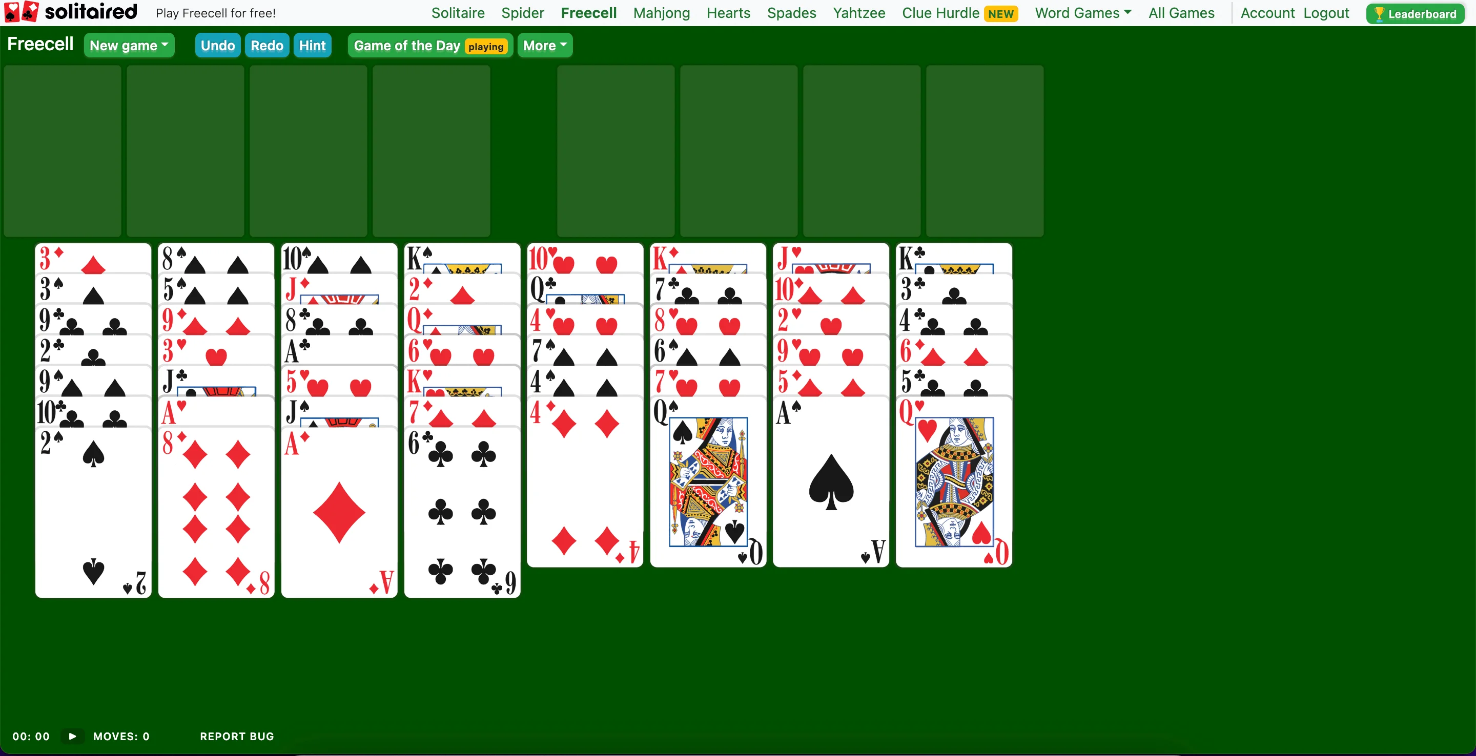 Free online solitaire game