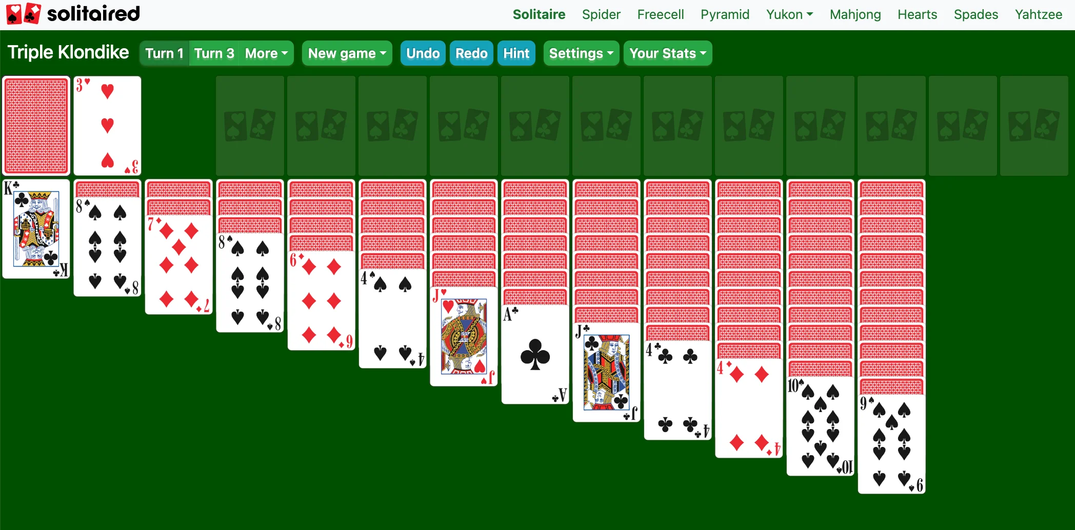 Solitaire 4 suits